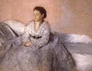 Edgar Degas Madame Rene de Gas France oil painting artist